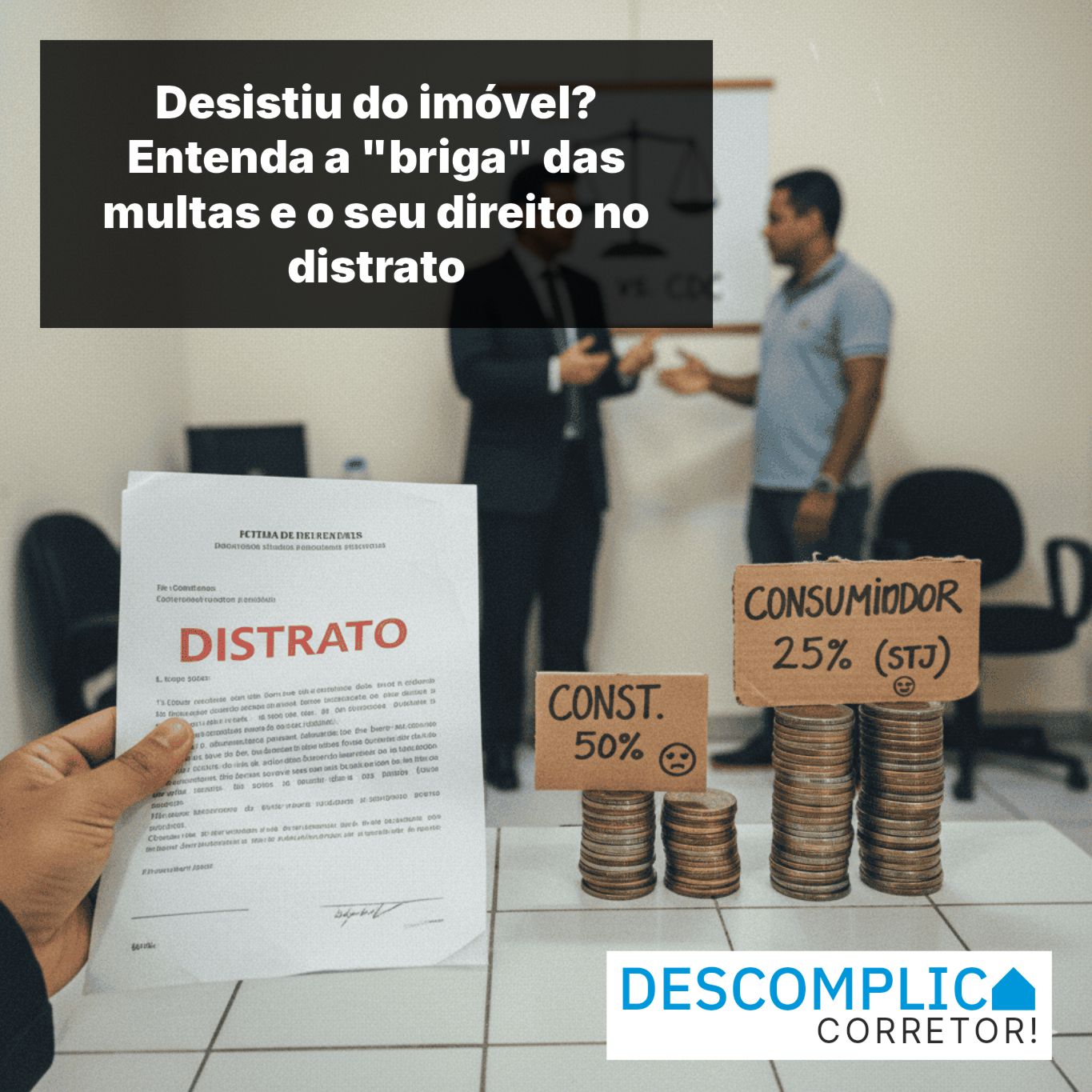 Desistiu do imóvel? Entenda a “briga” das multas e o seu direito no distrato