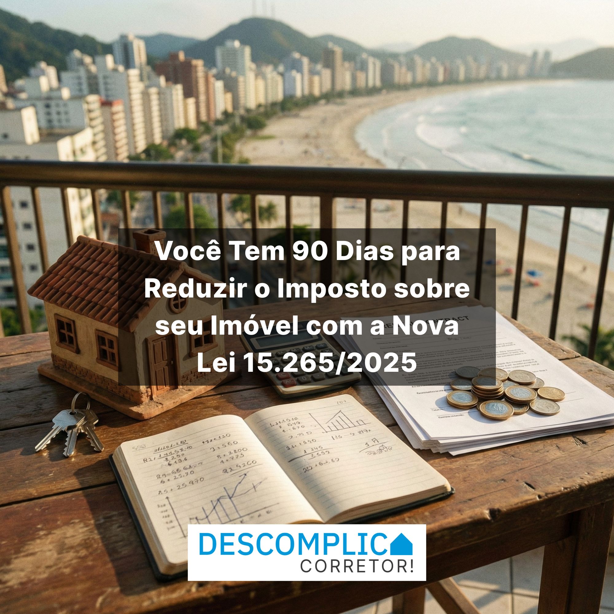 Atenção Proprietários: Você Tem 90 Dias para Reduzir o Imposto sobre seu Imóvel com a Nova Lei 15.265/2025
